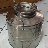 Fusto acciaio inox 30l