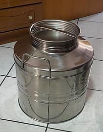 Fusto acciaio inox 30l