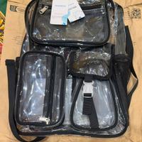 Zaino moderno trasparente per scuola università