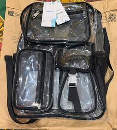 Zaino moderno trasparente per scuola università