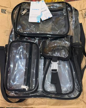 Zaino moderno trasparente per scuola università