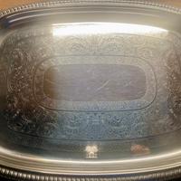 Vassoio ALESSI in acciaio anni '60