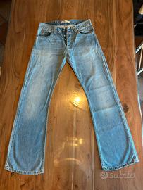 Jeans Levis 512 Bootcut W30 L32 colore blu chiaro