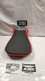 SELLA SEDILE SEAT ANTERIORE PILOTA ROSSA E NERA BM