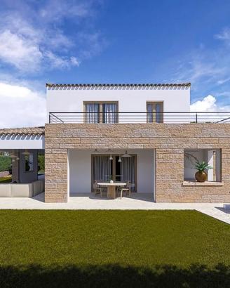 Prestigiosa villa in costruzione con piscina priva