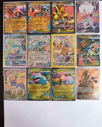 Lotto 12 Carte Pokémon ex e Speciali - Near Mint