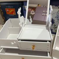 Organizer trucco specchiera shabby