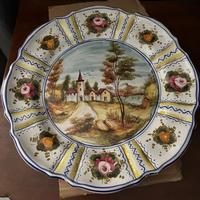 Piatto porcellana Deruta