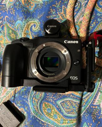 Canon M3+obiettivo 28mm+mirino