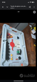 Tavolo da gioco con biliardo dischi e ping pong
