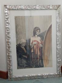 Litografia Alberto Sughi