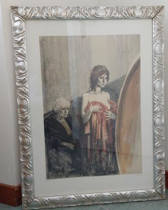 Litografia Alberto Sughi