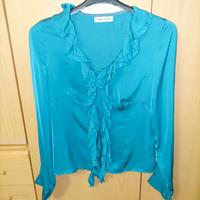 Camicia da donna in tessuto tipo raso taglia L