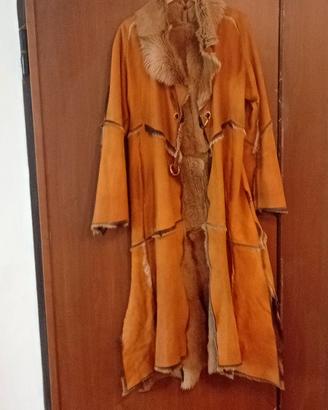 Cappotto Lungo in Vero Montone Vintage