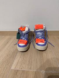 Scarpe Off-white 3.0 off courit leather viola n.39