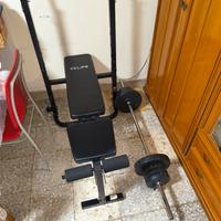 panca bilanciere più pesi