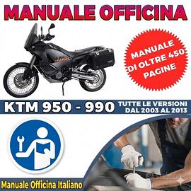 Manuale officina KTM 950 - 990  2003 - 2013 ITA