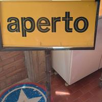 Insegna originale distributore AGIP anni 90