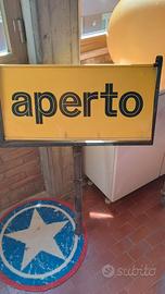 Insegna originale distributore AGIP anni 90