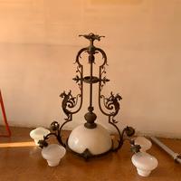 Lampadario a soffitto vintage liberty