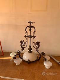 Lampadario a soffitto vintage liberty