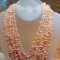 collana di quarzo madreperla 