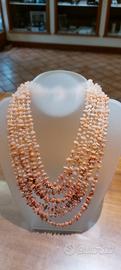 collana di quarzo madreperla 