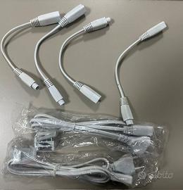 2 KIT RACCORDI LUCI LED 2,5A 250V NUOVI