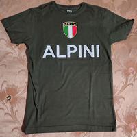 maglietta alpini taglia 10-12 anni