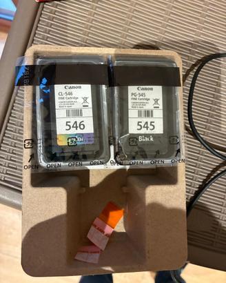 Cartucce originali Canon PG-545 + CL-546  NUOVE