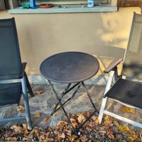 Set esterno tavolo e sedie
