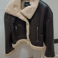 giubbotto finta pelle Pull&Bear donna