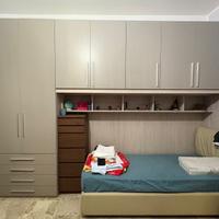 Cameretta - armadio + letto con contenitore