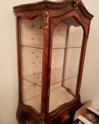 Mobile vetrina stile antiquariato 
