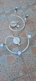 2,applic da parete e da soffitto con faretti 