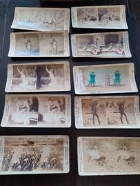 antiche cartoline per stereoscopio