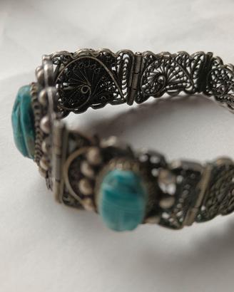Bracciale con scarabei