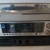 stereo hi fi da sistemare. con altoparlanti 