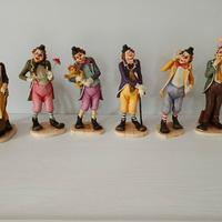 LOTTO DI SEI PAGLIACCI ANNI 80