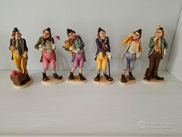 LOTTO DI SEI PAGLIACCI ANNI 80