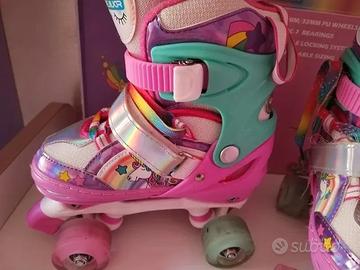 4-pejiijcr pattini a rotelle bambina unicorno