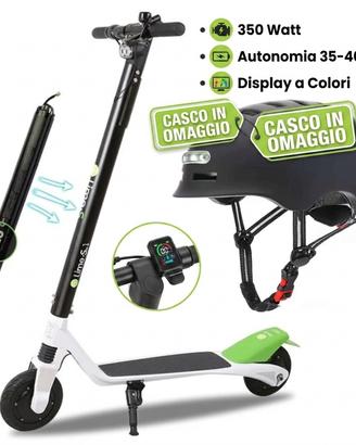 Monopattino elettrico 350watt 30km autonomia