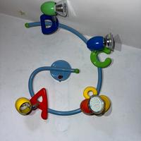 Lampadario bambino con lettere