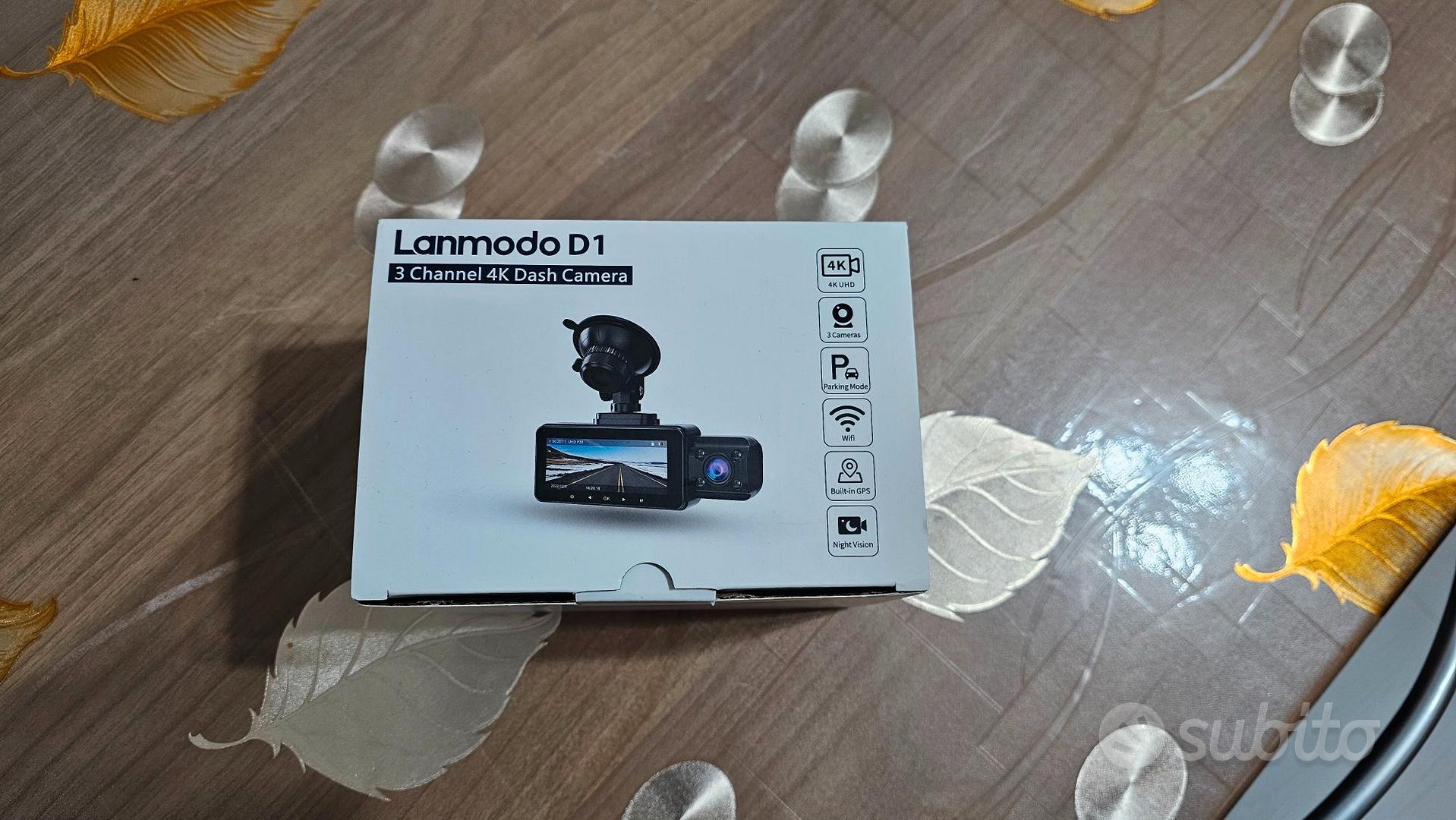 Lanmodo D1 3-Channel 4K Dash Camera