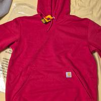 Carhartt Hoodie Uomo M - Felpa Rossa Industrial 