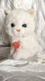 Peluche Gatto bianco orig. Trudi, da collezione