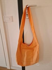 Borsa a Sacca in cotone arancio Koan