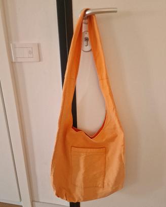 Borsa a Sacca in cotone arancio Koan