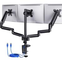 Supporto triplo monitor