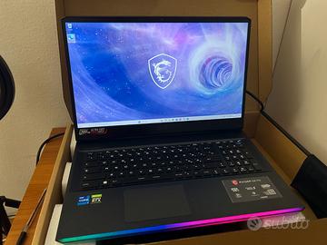 MSI - i7 12 - Monitor 17''/ RTX 3070 Ti/RAM 32giga